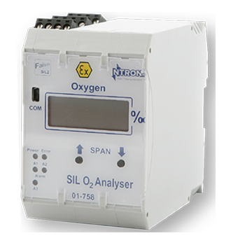 Compact SIL2 Capable Oxygen Analyzer - Ntron SIL-O2 - 1