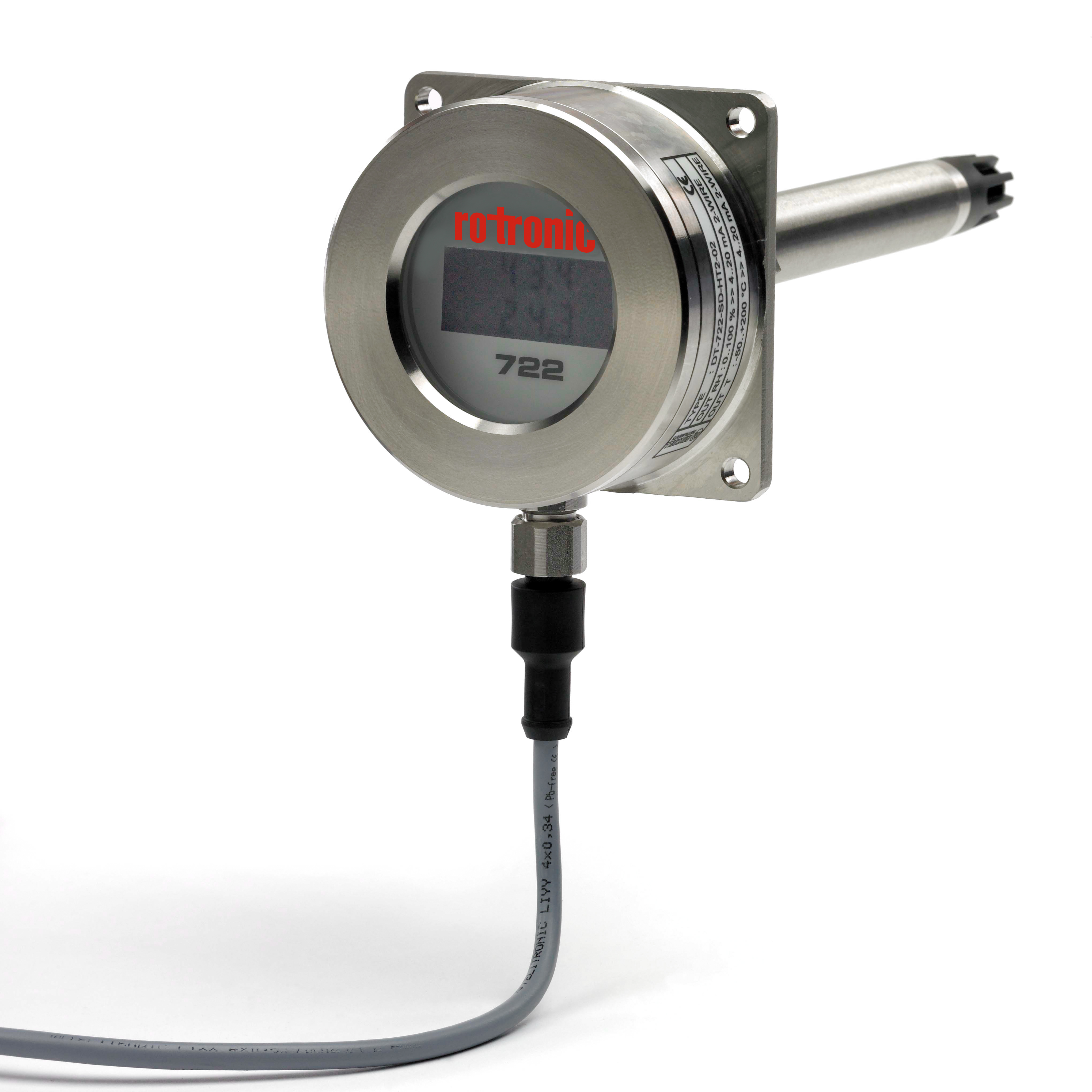 Heavy Duty Humidity and Temperature Transmitter  - Rotronic DT722
